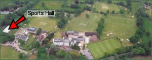 Aerial photo of Lambrook School - Click for a better view